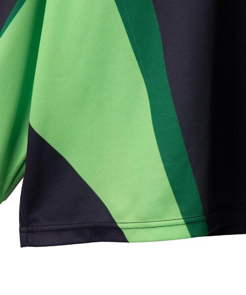 ロンＴ メッシュ 緑 WEGO tシャツ WEGO/レーシングロゴメッシュロンT メンズ