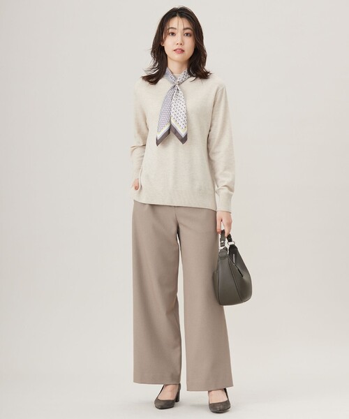 ニット セーター 「洗える」SOFT TOUCH WOOL 立ち襟 ニット レディース ニット セーター 「洗える」SOFT TOUCH WOOL 立ち襟 レディース