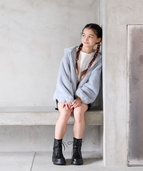 GLOBAL WORK（グローバルワーク） コート アウター 洗えるフワモコ