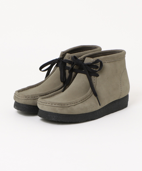 Clarks オリーブ スエード デッキシューズ Clarks オリーブ スエード