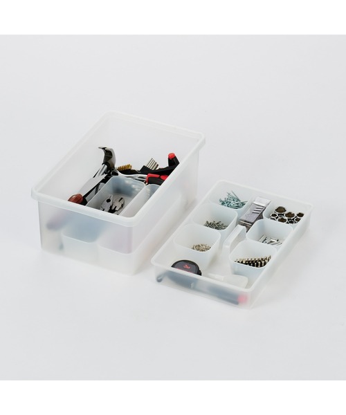 無印良品（MUJI） 収納 ポリプロピレン 収納ボックス 小 約幅25×奥行