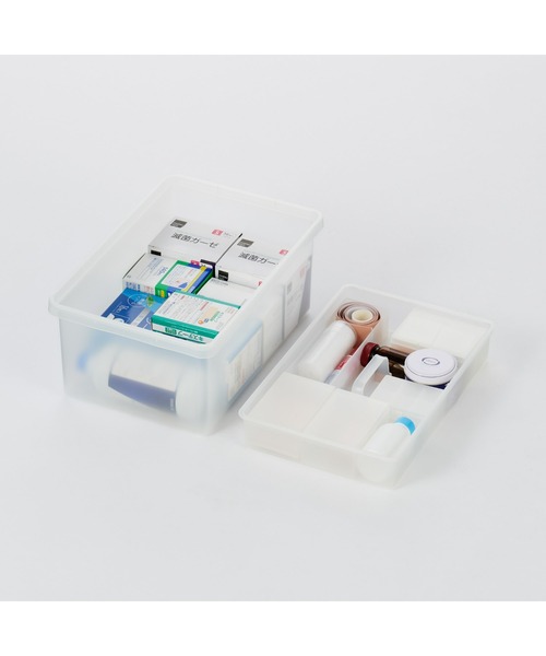 無印良品（MUJI） 収納 ポリプロピレン 収納ボックス 小 約幅25×奥行