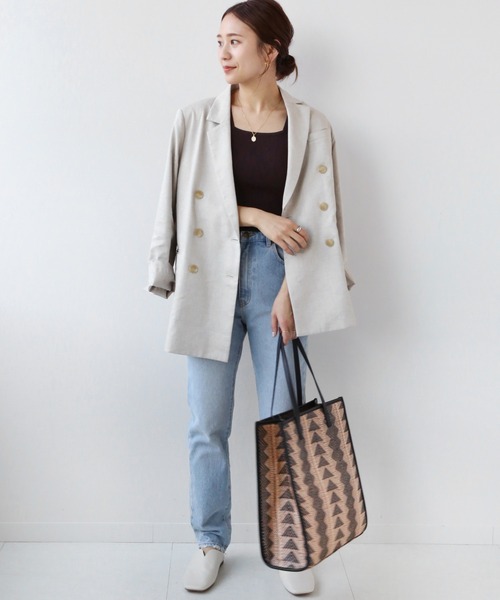 「JOURNAL STANDARD relume」 ノースリーブニット FREE ホワイト レディース JOURNAL STANDARD relume 「JOURNAL relume」 ノースリーブ