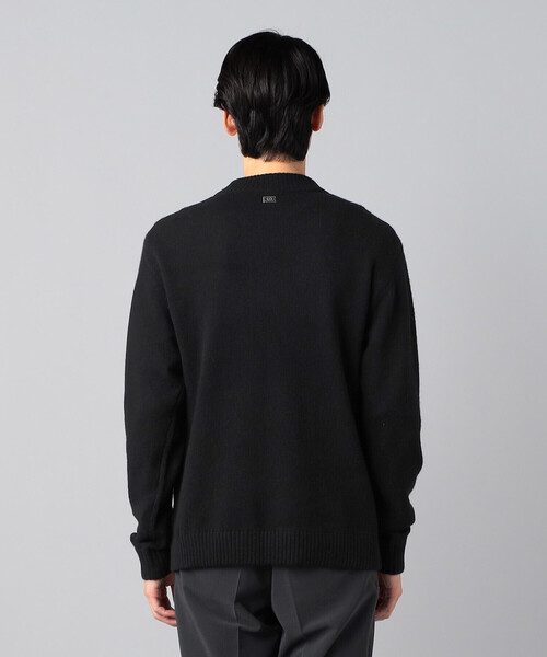 COMME CA MEN（コムサメン） セーター ニット ダイヤケーブル柄 クルー