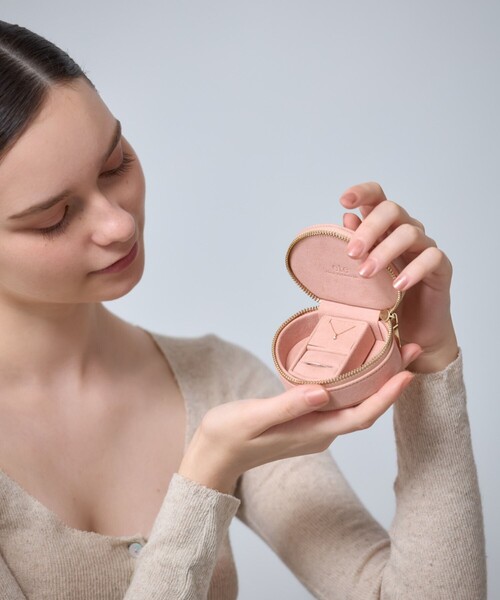 ete（エテ） ラッピング 「Limited」 スウェード ジュエリーポーチ