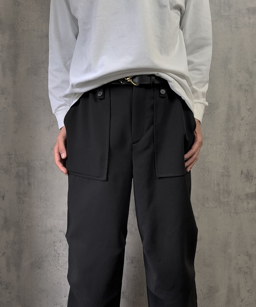 ムンス　フックバックルベルト SBG by 7JEWELRY ベルト フックバックルベルト メンズ