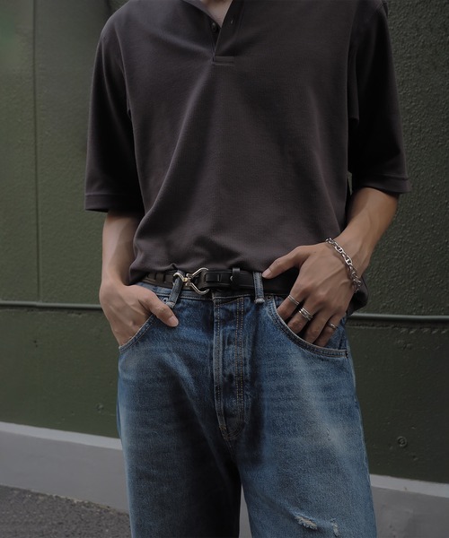 SBG by 7JEWELRY ベルト SBG フックバックルベルト メンズ : ZOZOTOWN