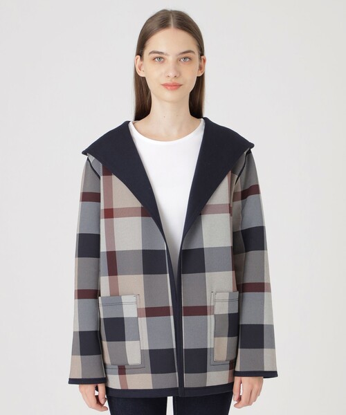 専用　ブルーレーベルクレストブリッジ　リバーシブル　　コート　カーディガン BLUE LABEL CRESTBRIDGE コート アウター クレストブリッジ