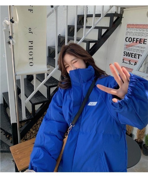 「DEVICE」 「QINRUIYU」ブルゾン FREE ブルー レディース_画像5