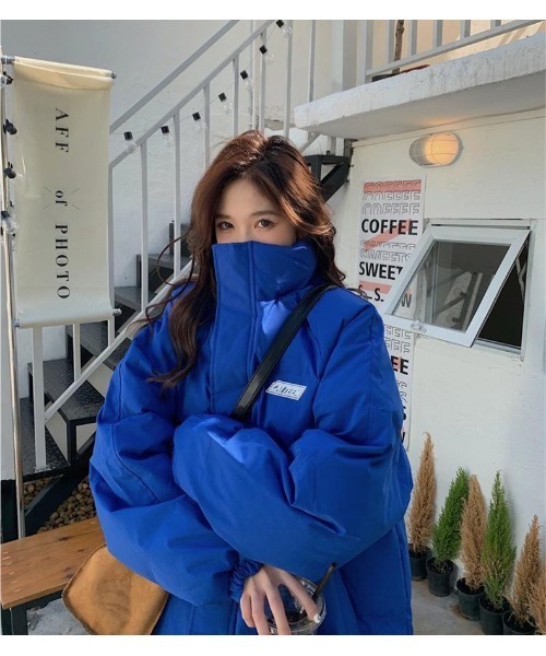 「DEVICE」 「QINRUIYU」ブルゾン FREE ブルー レディース_画像7