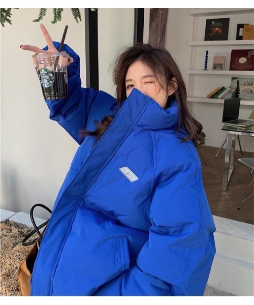 「DEVICE」 「QINRUIYU」ブルゾン FREE ブルー レディース_画像8