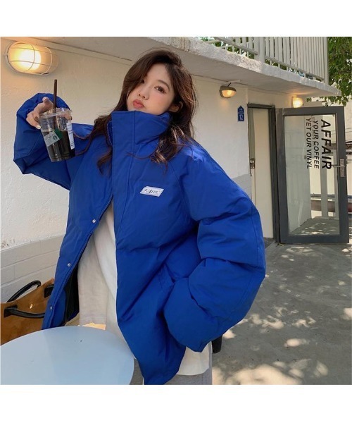 「DEVICE」 「QINRUIYU」ブルゾン FREE ブルー レディース_画像9