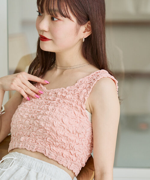 kastane/シャーリング/0/黒 Kastane（カスタネ）の「【無地&チェック/2WAY/4色展開