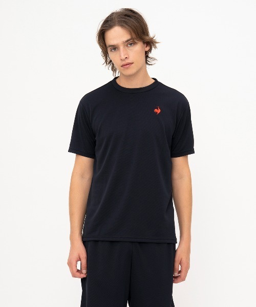 LE COQ SPORTIF ブラック Tシャツ le coq sportif tシャツ エコペットショートスリーブシャツ