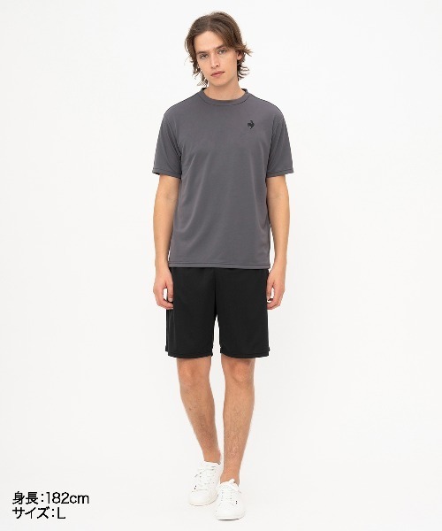 LE COQ SPORTIF エコペットハーフジップ半袖シャツ eh7 le coq sportif ルコック ハーフジップシャツ 半袖 メンズ エコ