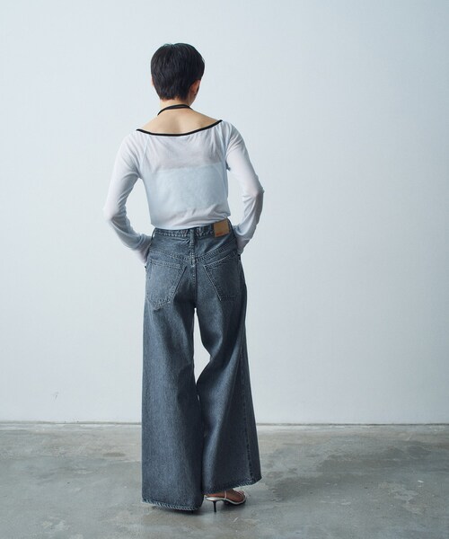 CODE A ワイドパンツ ジーンズ デニム デニムパンツ NEEDBY heritage
