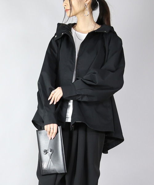 エムズグレイシー　マウンテンパーカー　ブラック　M　フード取り外し可　フレア M'S GRACY 2024 A/W Collection | msgracy