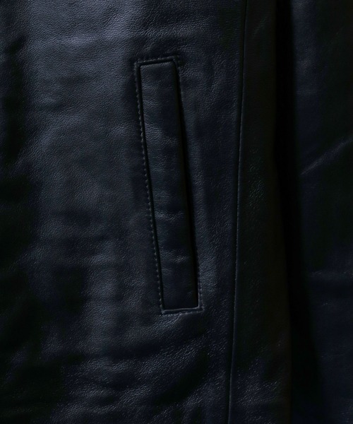 ANPAS（アンパス） pコート ピーコート Sheepskin Leather Pea Coat/羊