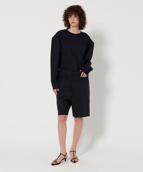 「6(ROKU)」レッドステッチ ネイビートップス レディース BEAUTY&YOUTH UNITED ARROWS｜<6(ROKU)>レッドステッチ ネイビー
