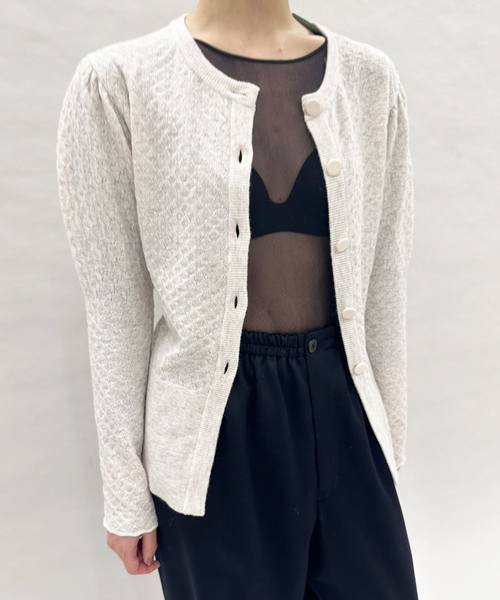 「EDIT. FOR LULU」 ニットカーディガン FREE アイボリー レディース_画像7