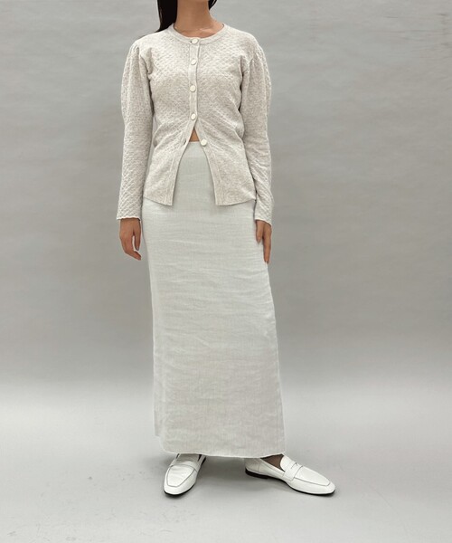 「EDIT. FOR LULU」 ニットカーディガン FREE アイボリー レディース_画像8