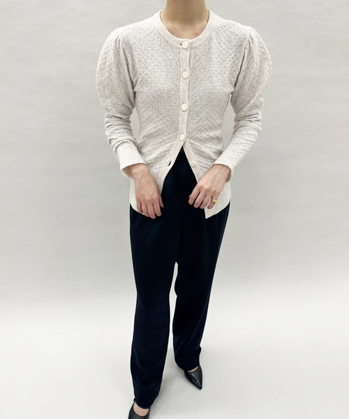 「EDIT. FOR LULU」 ニットカーディガン FREE アイボリー レディース_画像9