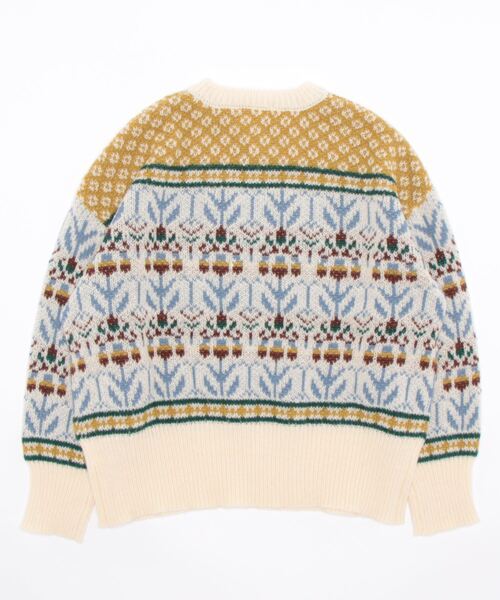 「nemne store」 長袖ニット SMALL アイボリー レディース_画像2