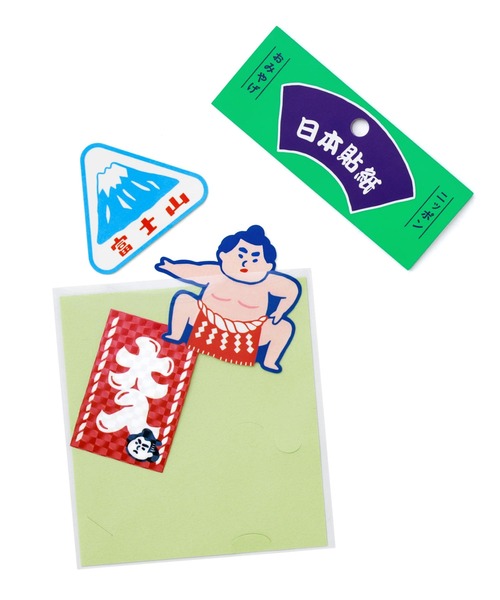 ニューレトロ ステッカー ダイカットシールセット 3枚セット