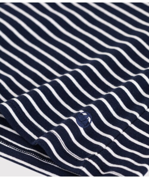 PETIT BATEAU tシャツ ミニマリニエール長袖Tシャツ レディース