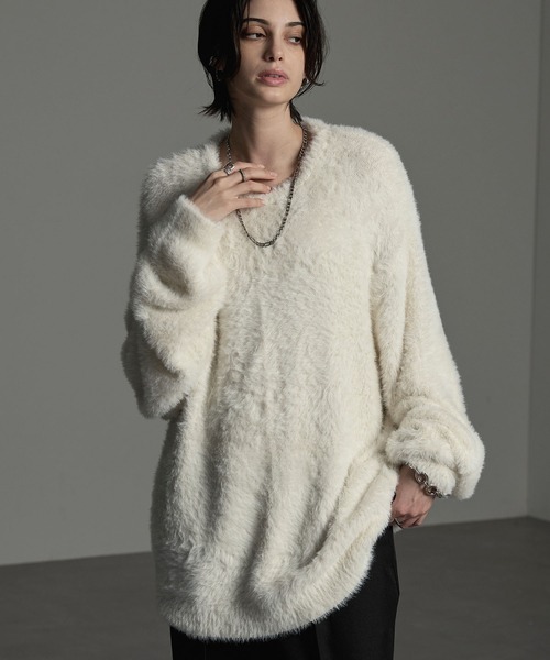 「MONO-MART」 長袖ニット S ブラック メンズ_画像4