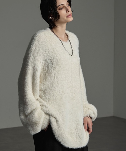 「MONO-MART」 長袖ニット S ブラック メンズ_画像6