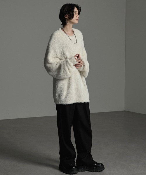 「MONO-MART」 長袖ニット S ブラック メンズ_画像8