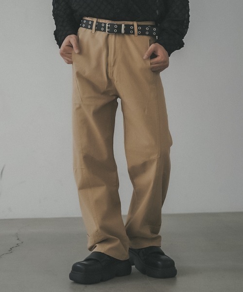 STANDARD CALIFORNIA チノパン ストレート ブラック 34 Shoowtime（ショウタイム） チノパン Curved silhouette wide chino