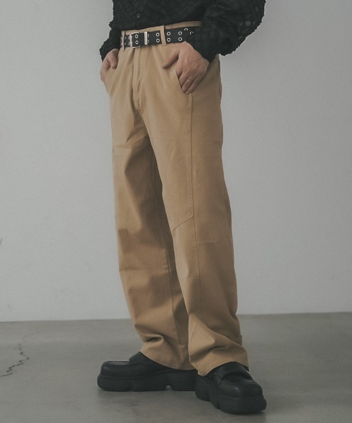 Shoowtime（ショウタイム） ワイドパンツ チノパン Curved silhouette