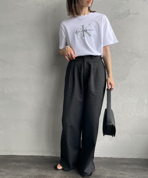 Calvin Klein（カルバン・クライン） tシャツ モノグラムロゴ プリント