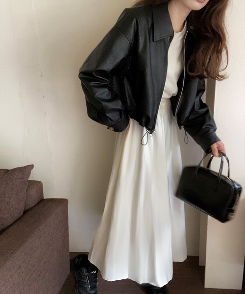 「LAUIR」 ステンカラーコート MEDIUM ベージュ レディース_画像2