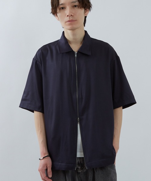 半袖シャツ improves シャツ ダブルジッパー 半袖シャツ メンズ : ZOZOTOWN