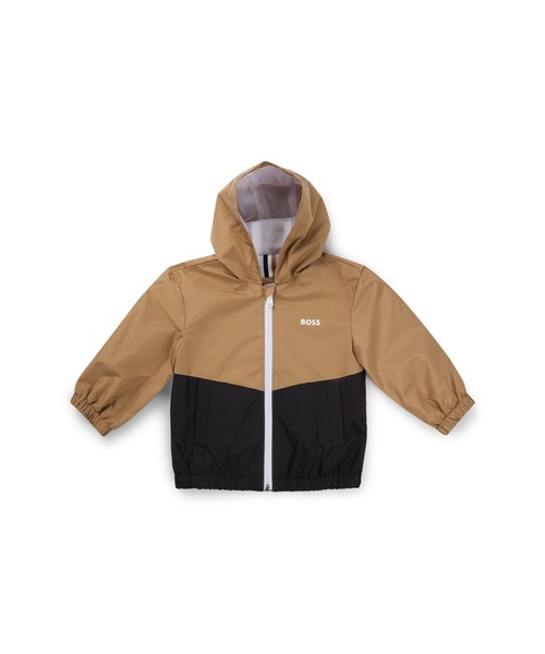 BOSS（HUGO BOSS） コート アウター キッズ フーデッドウィンド