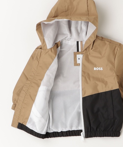 BOSS（HUGO BOSS） コート アウター キッズ フーデッドウィンド