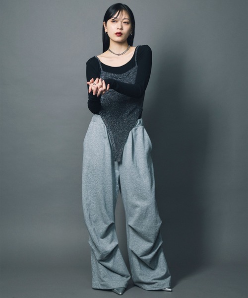 led.tokyo スウェットパンツ ジャージ 「led.tokyo」TUCK SWEAT PANTS