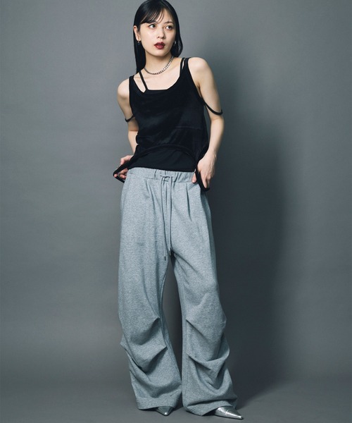 led.tokyo スウェットパンツ ジャージ 「led.tokyo」TUCK SWEAT PANTS