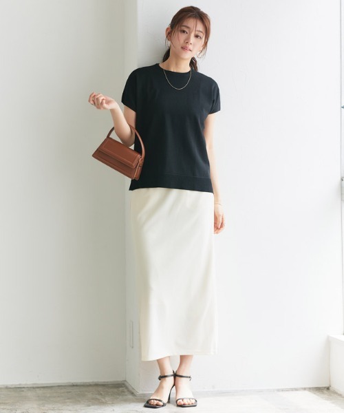 ニット セーター 「新色/接触冷感」ソウバリフレンチニット123548 レディース Pierrot ニット セーター 接触冷感/ウォッシャブル フレンチ