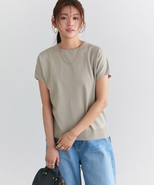 ニット セーター 「新色/接触冷感」ソウバリフレンチニット123548 レディース Pierrot ニット セーター 接触冷感/ウォッシャブル フレンチ