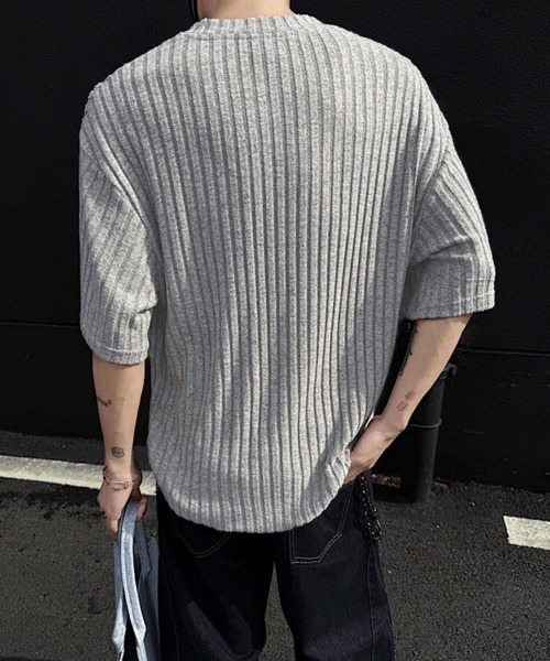 Ressaca tシャツ オーバーサイズキーネックTシャツ メンズ