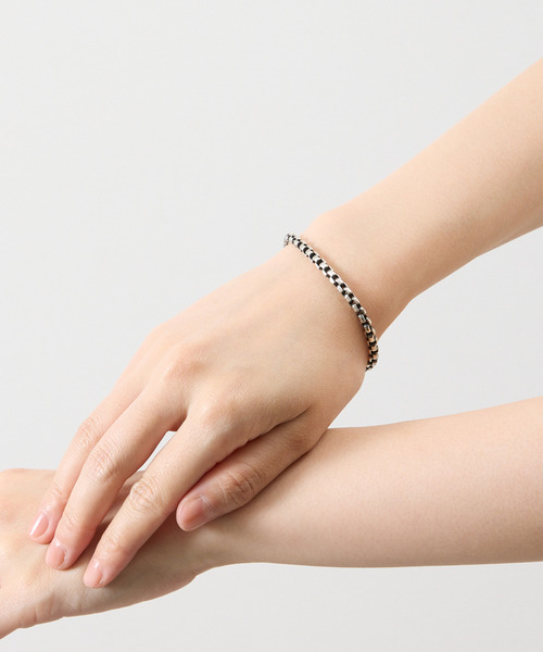 HARIM（ハリム） ブレスレット ハリム / SQUARE BLOCK CHAIN BRACELET