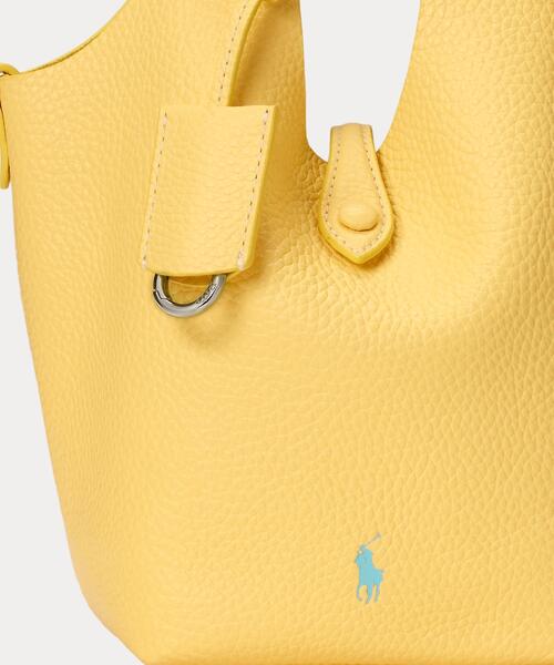 POLO RALPH LAUREN トートバッグ Polo Play レザー スモール