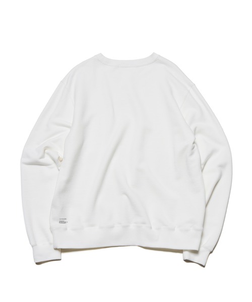 SOPHNET ソフネット スウェット ホワイト 白 サイズ:L | 23AW コットン/カシミヤ クルーネック スウェットシャツ (COTTON CASHMERE CREWNECK SWEAT) | トップス トレーナー【メンズ】【中古】【K4547】 SOPHNET.（ソフネット） トレーナー スウェット STOCKHOLM. SWEATSHIRT