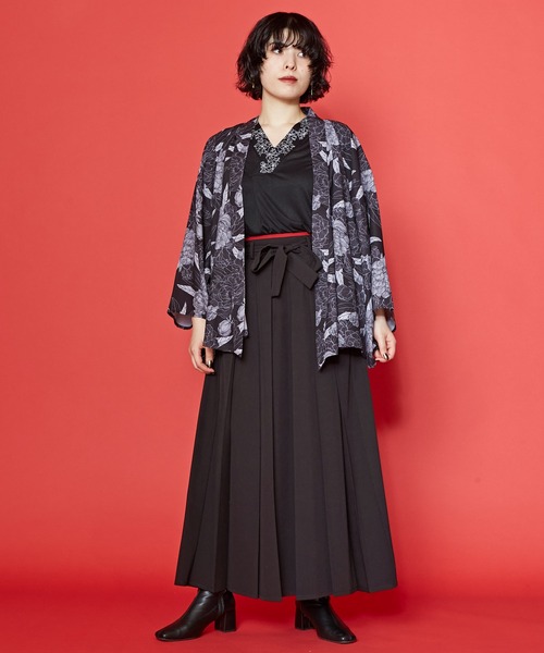 【定価3.2万】roku 6 ロク 花柄 サテンガウン 羽織り カーディガン BEAUTY&YOUTH UNITED ARROWS - 【定価3.2万】roku 6 ロク 花柄 サテン