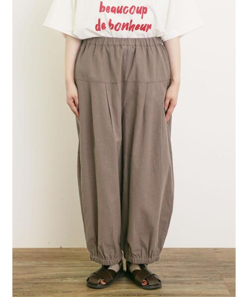 新品　SM2☆綿麻バルーンパンツ 楽天市場】【SALE／70%OFF】バルーン裾タックパンツ Samansa