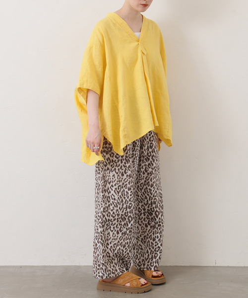 JOURNAL STANDARD LUXE パンツ レオパリネン イージーパンツ